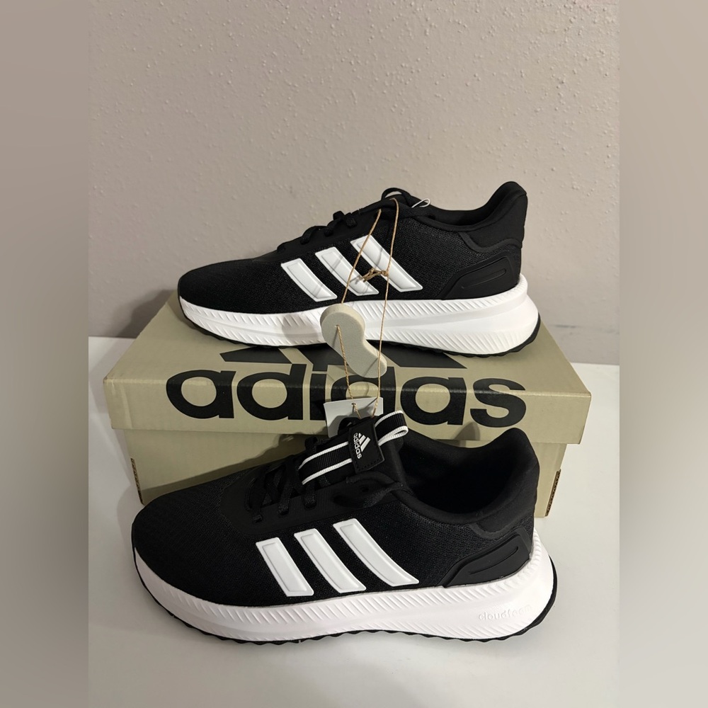 NEW Adidas PLRPATH Cloudfoam Running Shoes Women's Black & White Sneakers